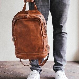 Trades of Hope Journey Backpack | Genuine Leather | Fair Trade | Brown